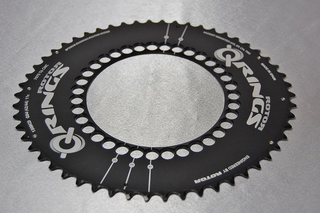 ROTOR FLOWクランク172.5mmSTONE チェーンリング 54T