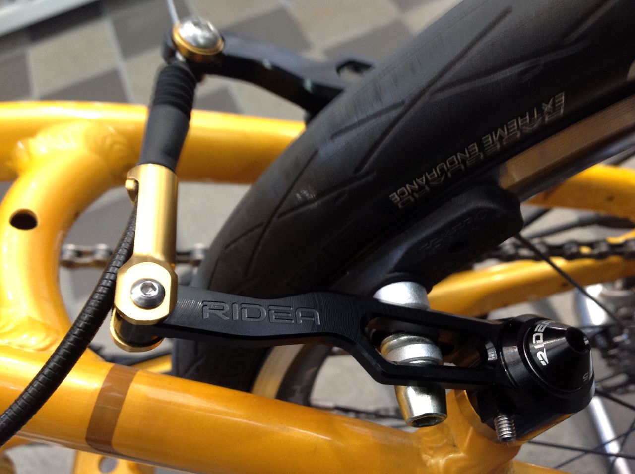 昨日に引き続きRIDEAのパーツをご紹介 V-Brake CNC 【橋輪Blog