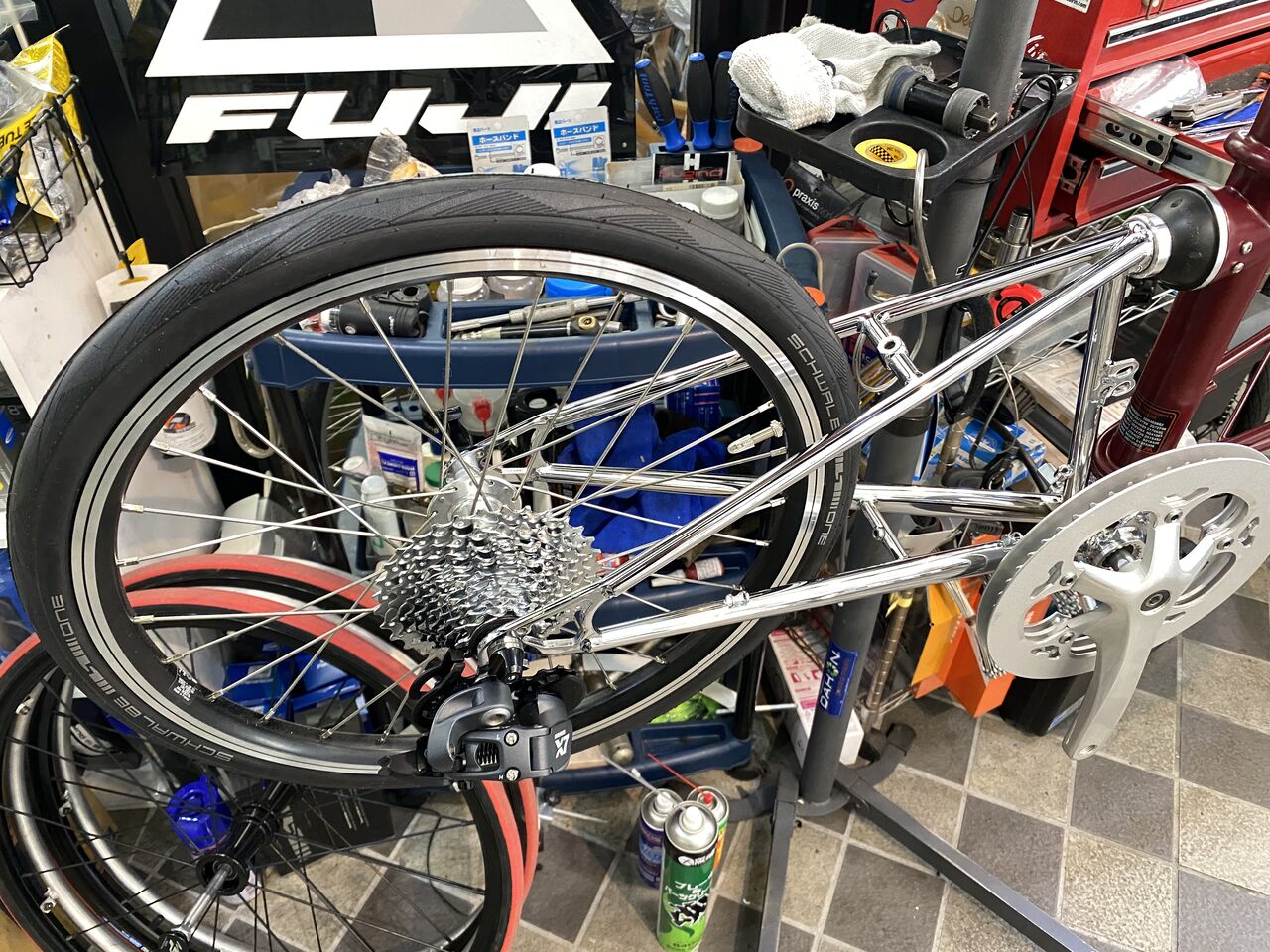 MOULTON TSR-9 SP バーガンディー（その22）【橋輪Blog】 : 橋輪