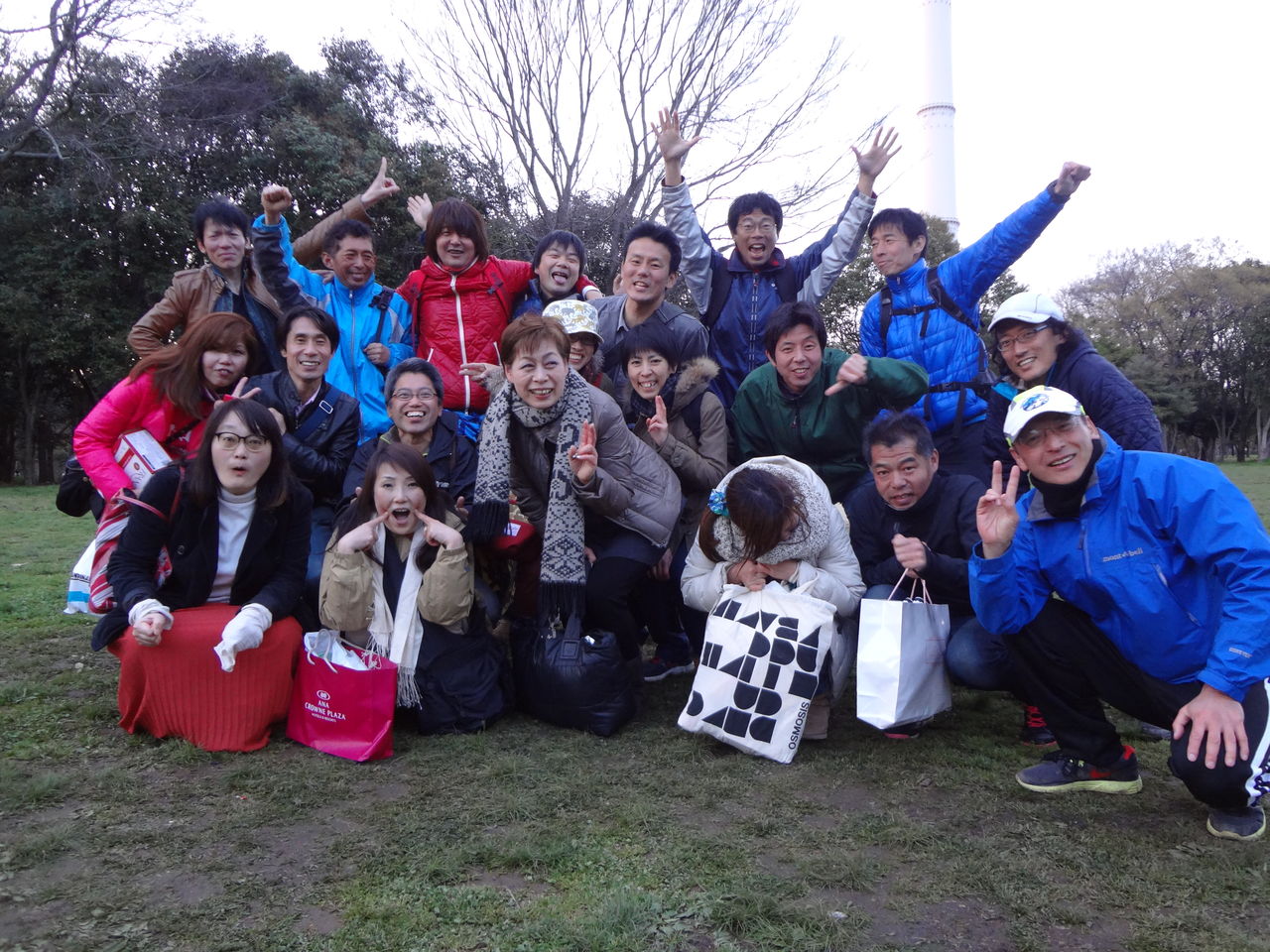 大泉緑地お花見bbq しんかな走ろうよ会