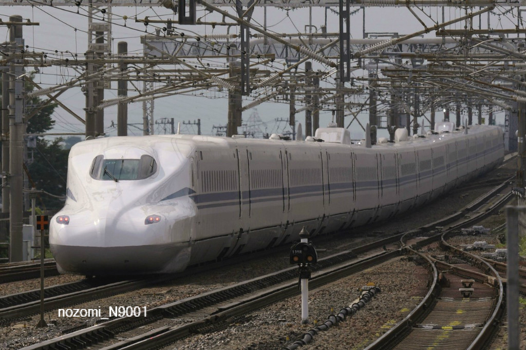 新幹線の撮影から No 307 N700s J0編成を追う のぞみ係長の