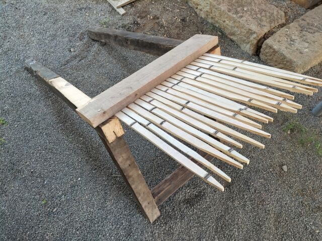 千歯こき　千歯こぎ　農具　古民具　古道具　フラワーベース　ガーデニング 千歯こぎ 千歯こき 千歯こぎ 農具 古民具 古道具 フラワーベース