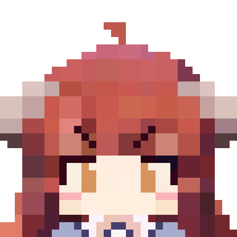 シャミ子　ドット絵　はたもと