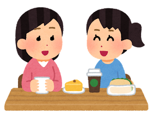 cafe_conbini_counter_eat-in_woman
