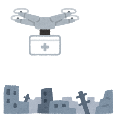 saigai_drone_busshi