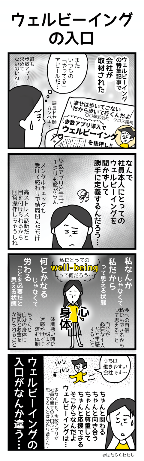ウェルビーイングの入口