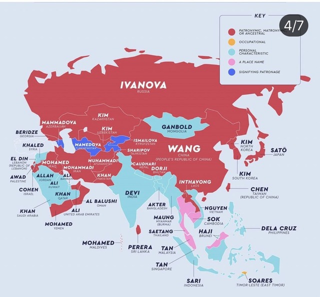 【画像】世界各国の『1番多い苗字』がこちら!日本で1位になったのは・・・ はちま起稿 【画像】世界各国の『1番多い苗字』がこちら!日本で1位になったのは・・・ はちま起稿