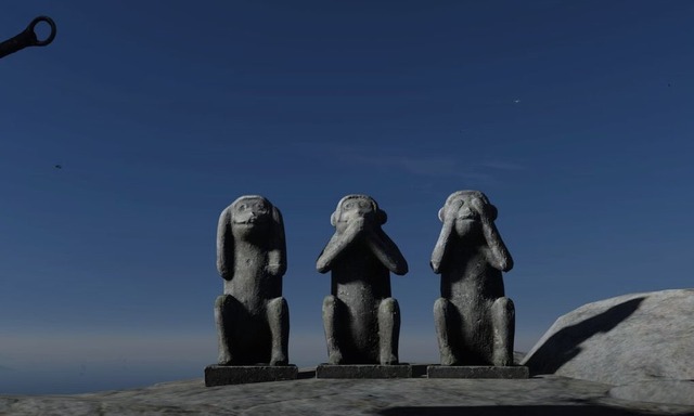 衝撃画像 ゴーストオブツシマ の壹岐にある 見ざる言わざる聞かざる 像 現実の壱岐島にある三猿があまりに卑猥すぎてヤバいと話題に 完全にアウトｗｗｗｗｗ はちま起稿