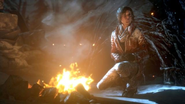 rottr-lara-at-the-campfire
