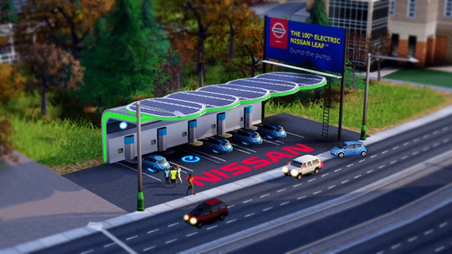 Nissan leaf simcity