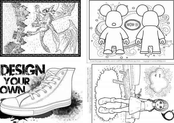 塗り絵が3dで動き回る!大人も子供もハマる3d塗り絵アプリ 【これは凄い】塗り絵が立体化して動き出す画期的なアプリ登場!子どもが喜びそう・・・ : はちま起稿