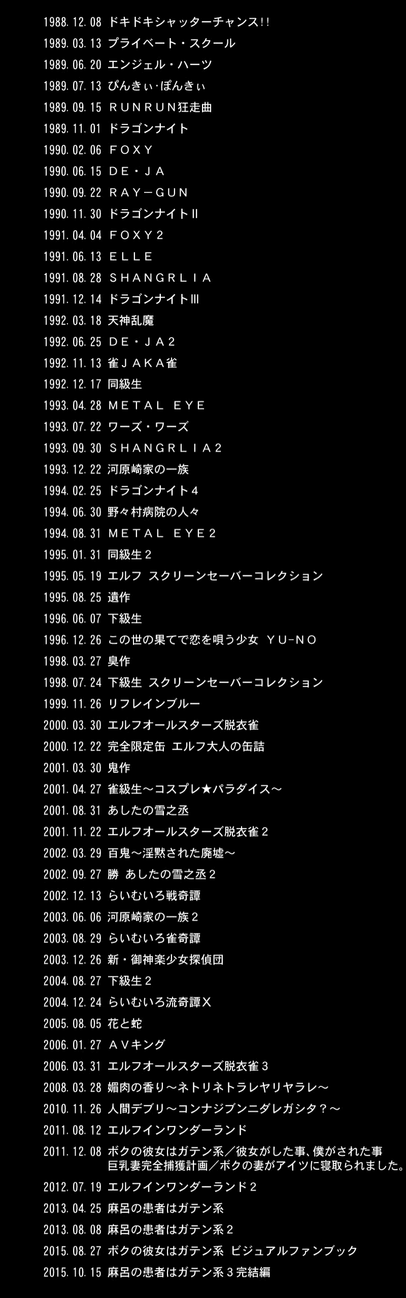 速報 同級生 などで有名なエロゲメーカー Elf が無くなる 最新作のスタッフロールで Thank You For The Last 27 Years はちま起稿 速報 同級生 などで有名なエロゲメーカー Elf が無くなる 最新作のスタッフロールで Thank You For The Last 27 Years はちま起稿