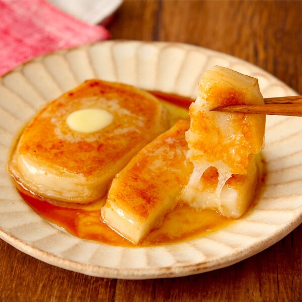【絶対美味い】モチをあっという間に大量消費できる悪魔的な『めんつゆバターモチ』料理のレシピが公開! 超簡単に作れるぞおおお : はちま起稿
