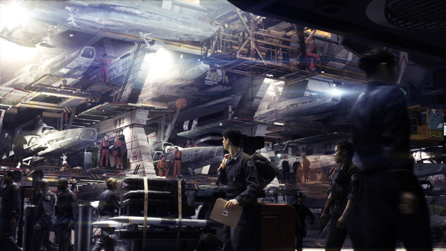 Galactica_Hanger_Bay_Cylon_War_Configuration