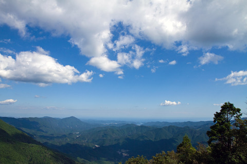 山の空