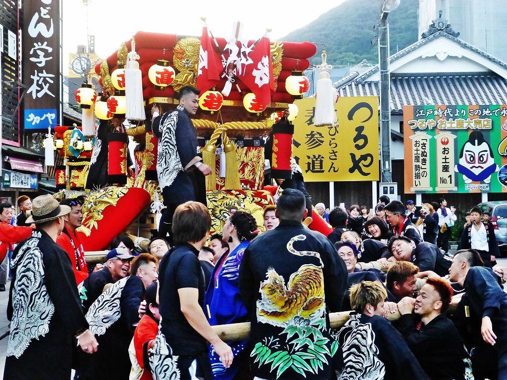 琴平 高薮太鼓台 平成30年 ～1日の内町～ : 黒獅子ブログ ～旗岡