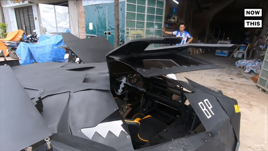 バットマンカー ファンにはたまらない ベトナムの建築学生がバットモービルを制作 ハトポ バットマンカー ファンにはたまらない ベトナムの建築学生がバットモービルを制作 ハトポ