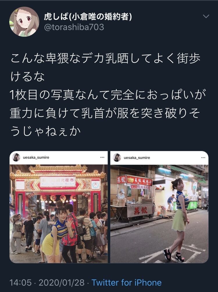 悲報 隠キャさん 上坂すみれツイートで炎上する Twitter モルモット速報 悲報 隠キャさん 上坂すみれツイートで炎上する Twitter モルモット速報