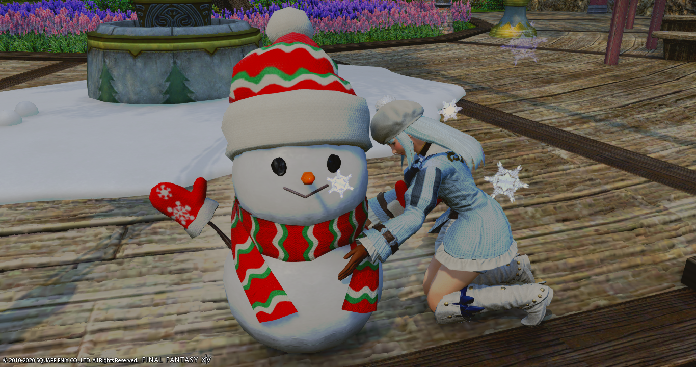 ラベンダーベッドのクリスマスです Ff14フリートライアルでも楽しいもん
