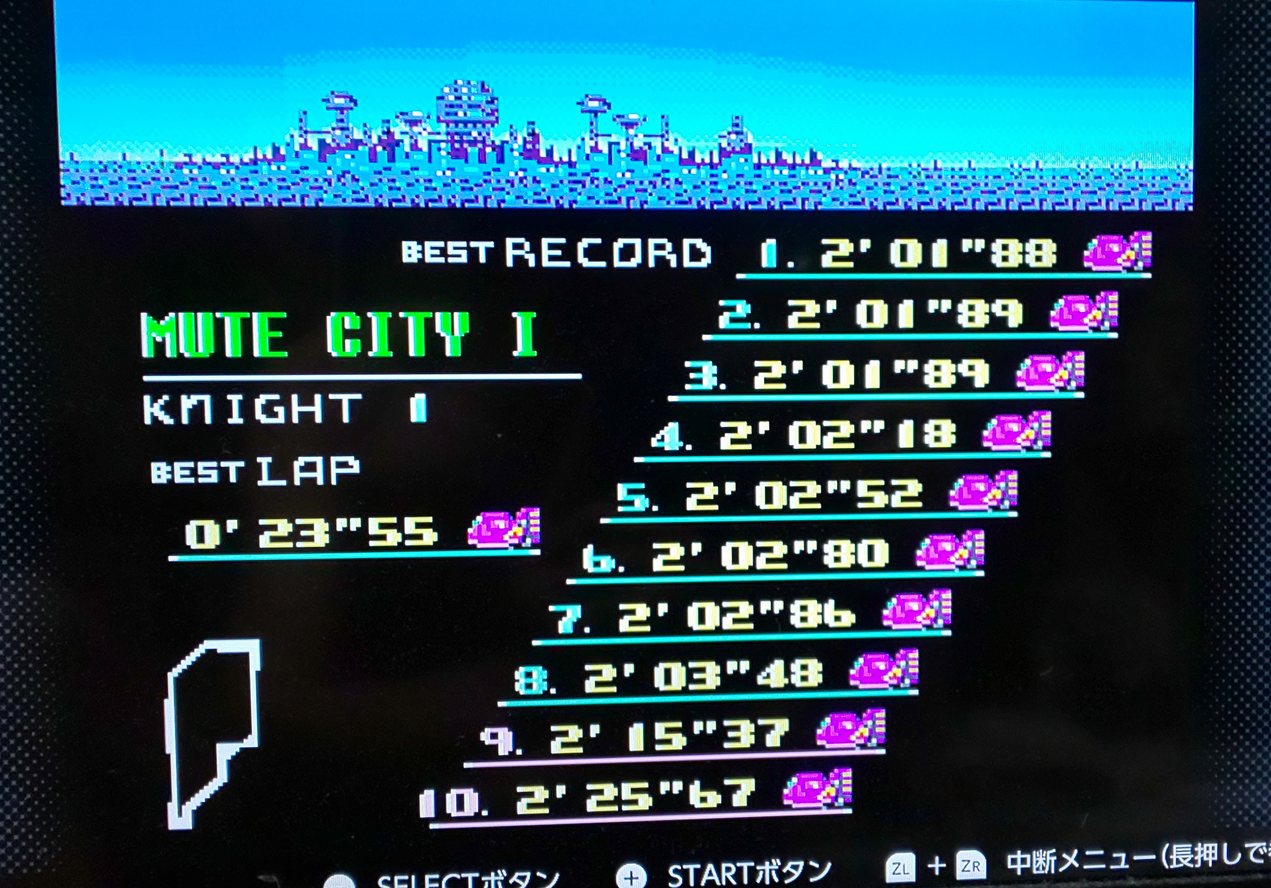 F-ZERO MUTE CITYⅠ 1分58秒台への道(2019年版) : なにも F-ZERO MUTE CITYⅠ 1分58秒台への道(2019年版) : なにも