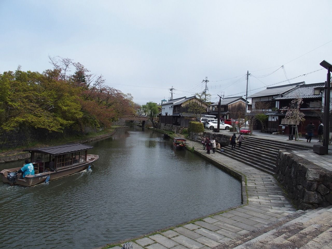 琵琶湖ぐるり一周 桜めぐり ツアー 第一日 近江八幡 中落合日乗