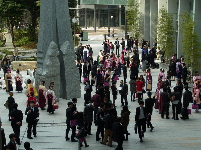 平成23年3月20日 日 卒業証書 学位記並びに修了証書授与式 中落合日乗 國學院大學元職員の日記
