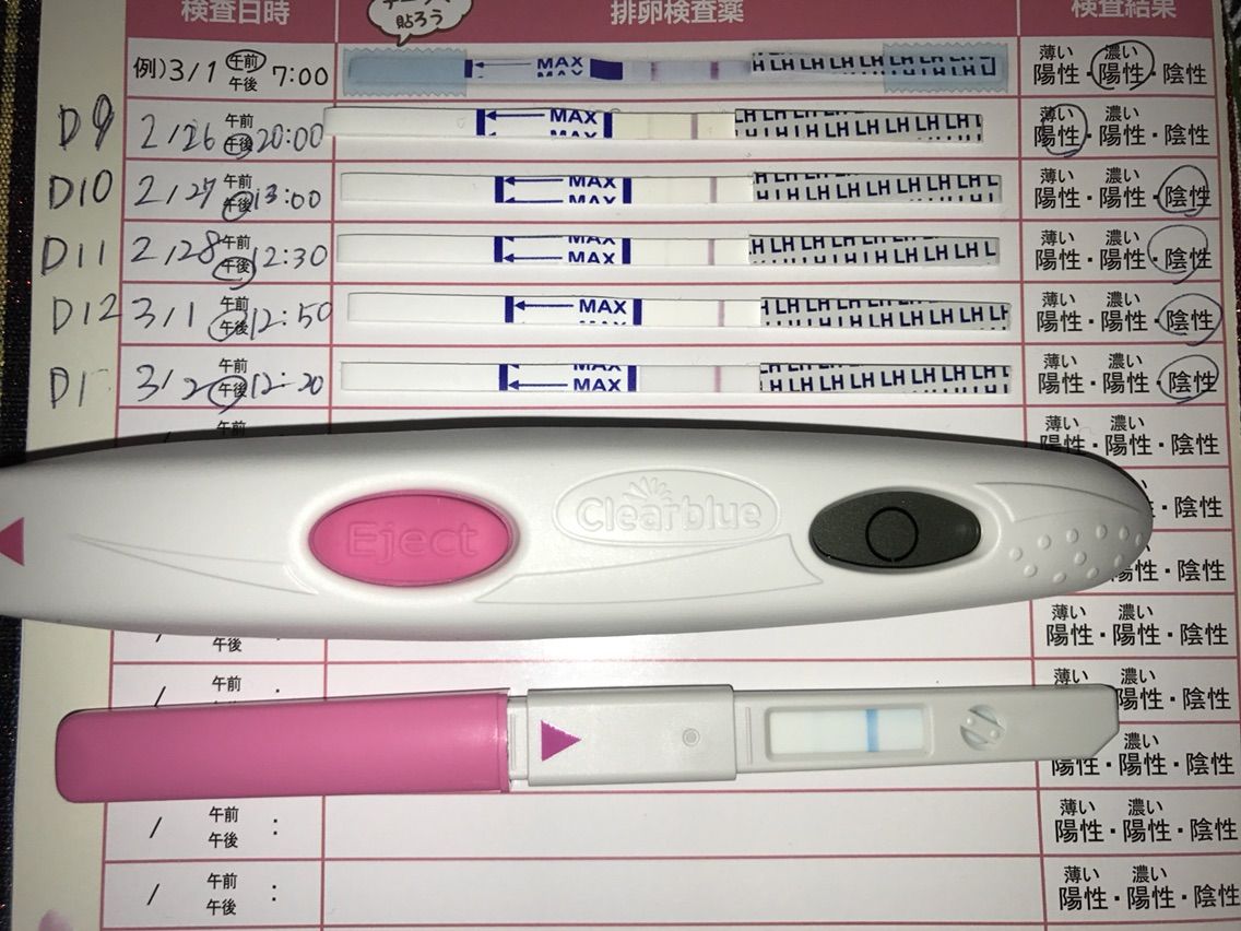 排卵検査薬クリアブルー 【画像あり】妊娠検査薬クリアブルーの陰性・陽性・蒸発線～完全ガイド