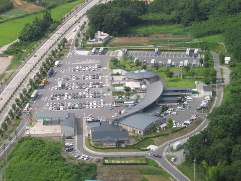 道の駅「安達」-空撮
