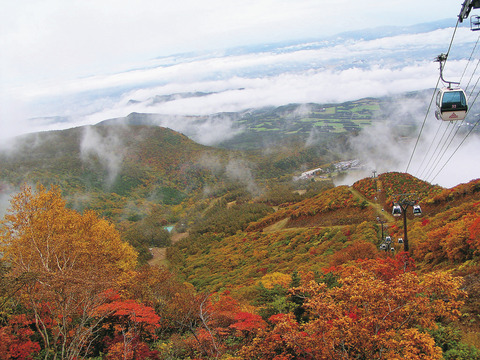 紅葉の安達太良山　ｺﾞﾝﾄﾞﾗ