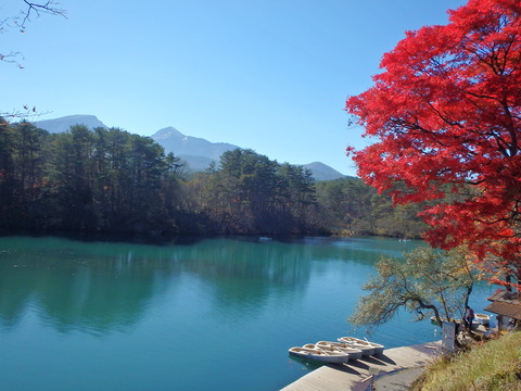 3五色沼.磐梯山