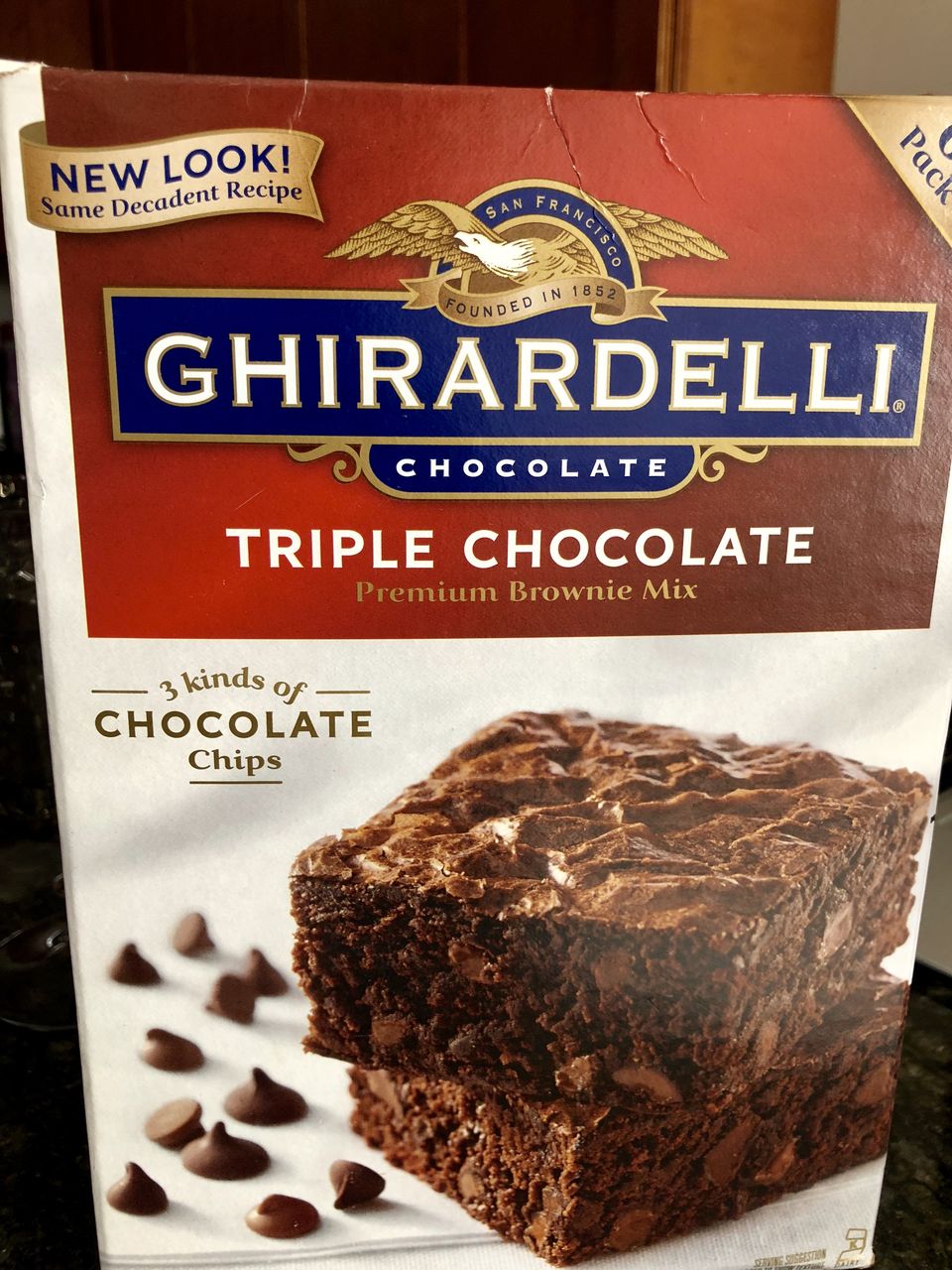 Ghirardelliのチョコレートブラウニーキット ハワイで国際結婚 Ghirardelliのチョコレートブラウニーキット ハワイで国際結婚