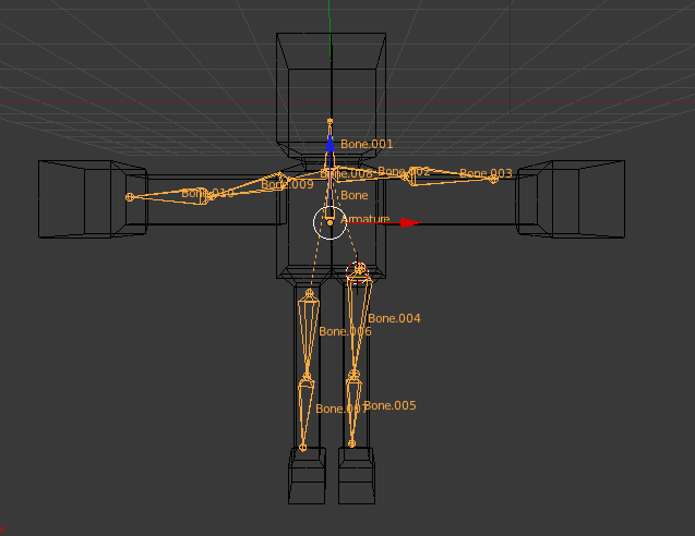 練習１6日目 ウェイト設定 Blender操作忘備録