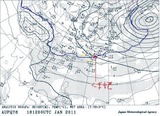12月26日09時850hPa天気図