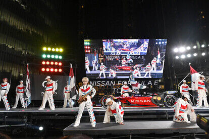 日産が六本木で開催したフォーミュラE世界選手権「Tokyo E-Prix」のプレイベント