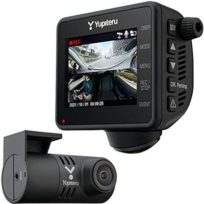 ユピテル 全方向対応 360度カメラ+リアカメラ搭載 ドライブレコーダー Q-31R 約360万画素 + 200万...