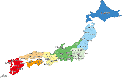 日本地図