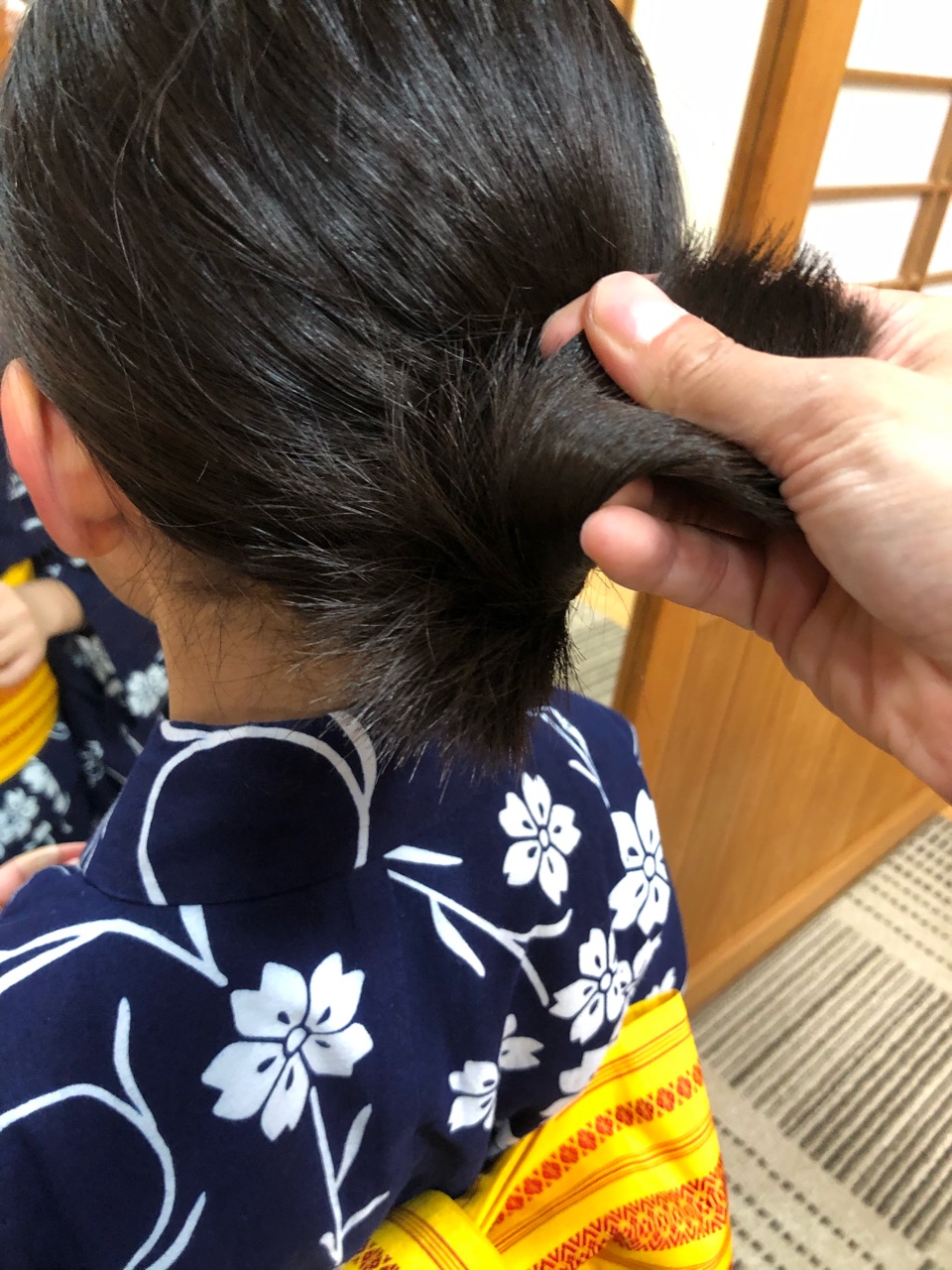 髪が短くても きれいにおだんごできるよ お稽古日誌