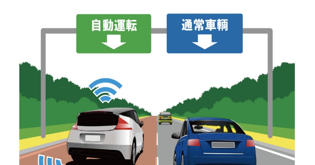 東北―九州の高速道路に自動運転レーンが設置される！