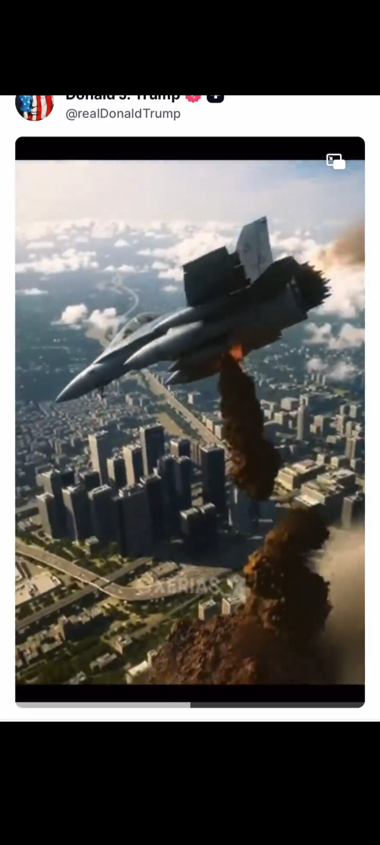 ちょｗトランプが戦闘機から抗議者に????落とすってどういうことｗｗｗ
