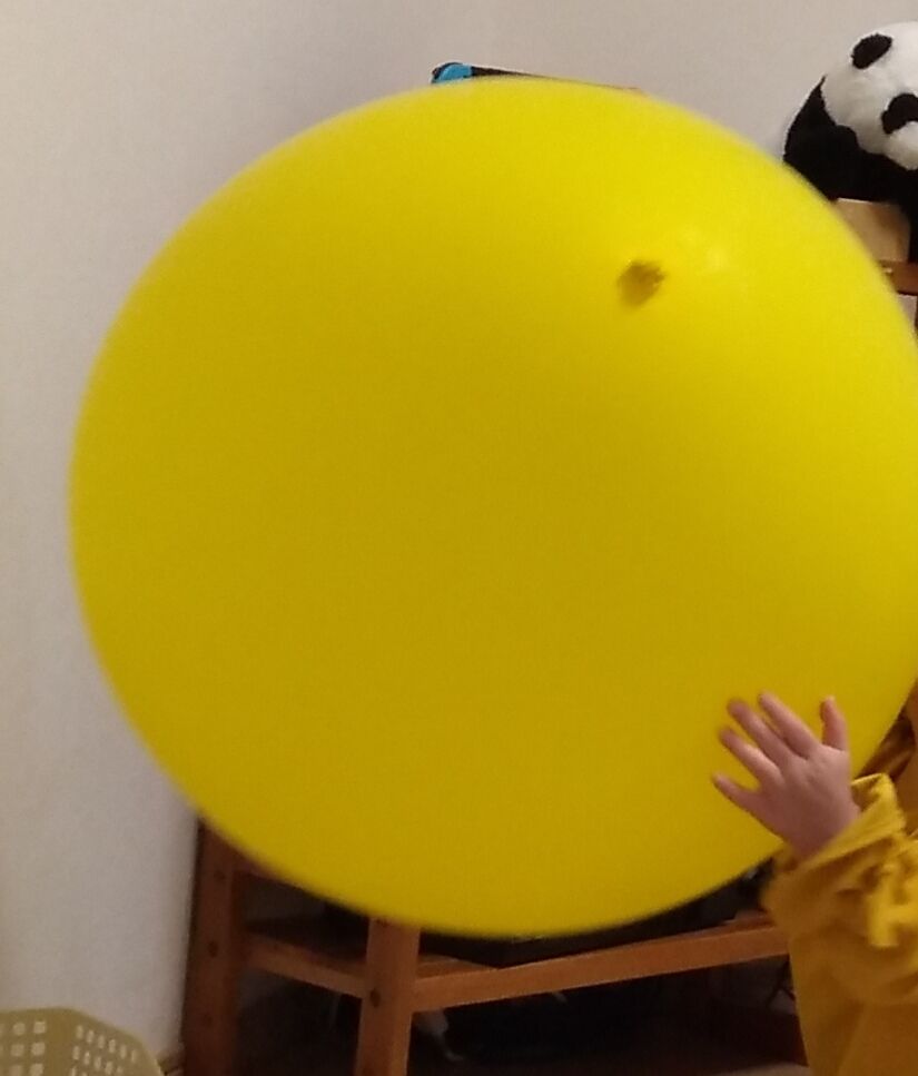 巨大風船 手作り玩具と子育て色々 巨大風船 手作り玩具と子育て色々