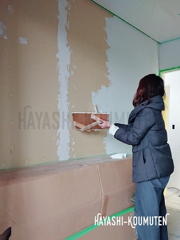 19021102霧島市林工務店塗り壁スタッコウォール
