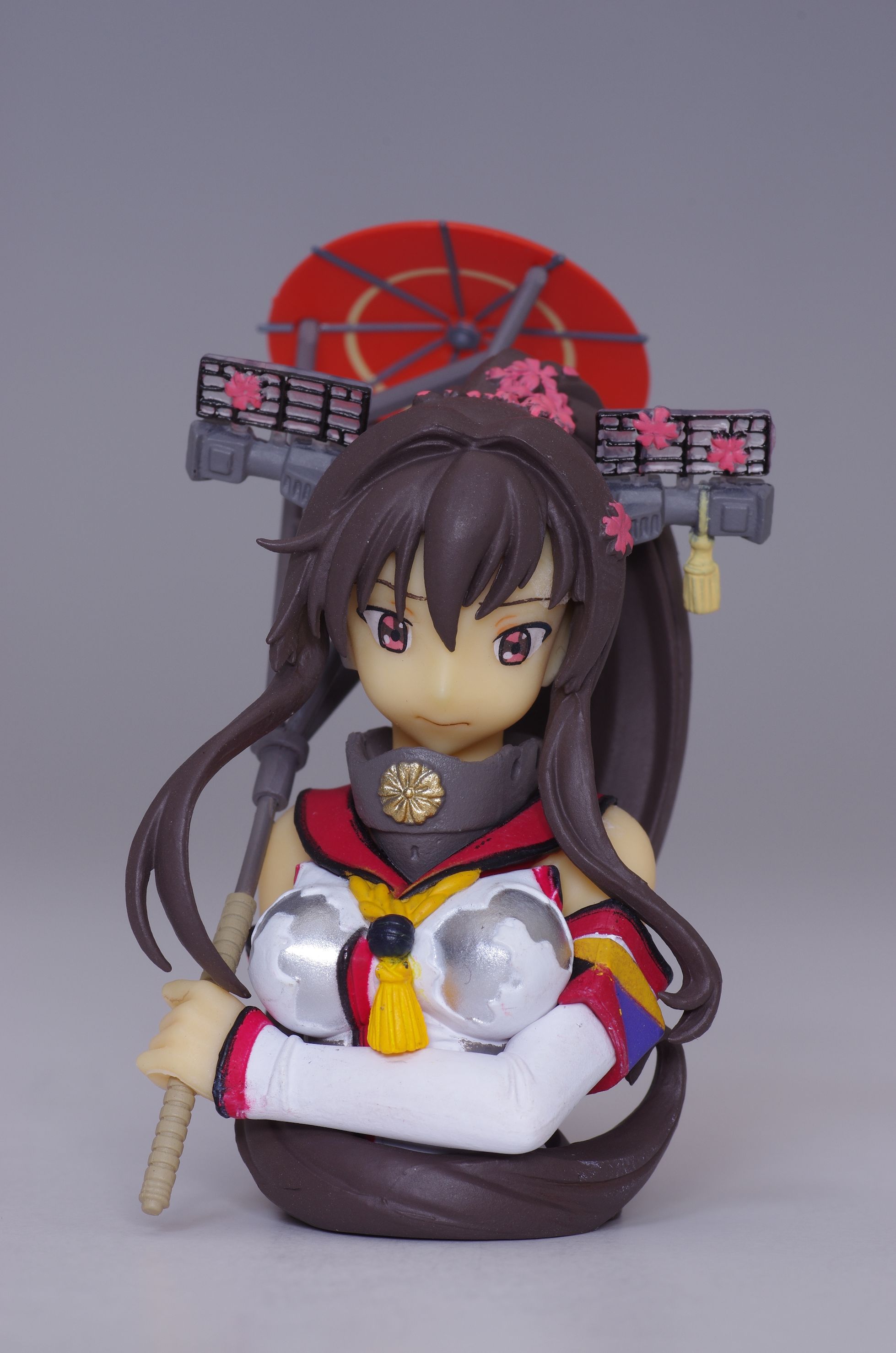 海洋堂 カプセルqフロイライン 艦隊これくしょん 艦これ 艦娘中破胸像名鑑 レビュー ガチャガチャ 真紅のハルヒ