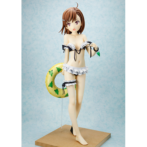 ☆電撃屋限定 とある科学の超電磁砲S 御坂美琴 水着フィギュア 全高65 ...