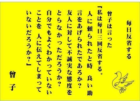 毎日反省