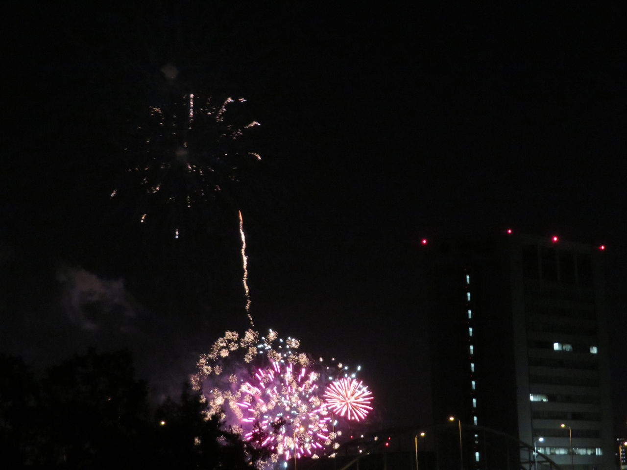 多摩川大橋付近の大田区花火大会18年8月15日 暮らしのノートito