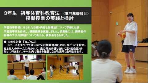 初等体育科教育法１