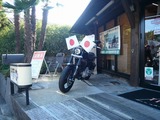 ハーレーもお出迎え♪