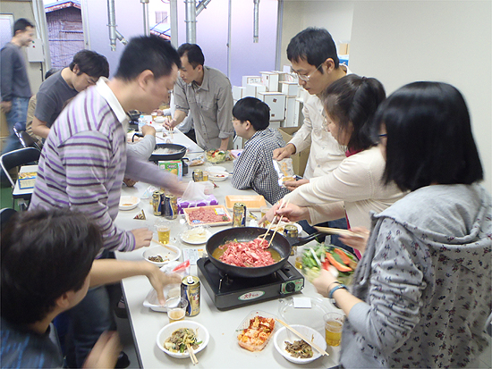 新人歓迎会プルコギ三昧その二