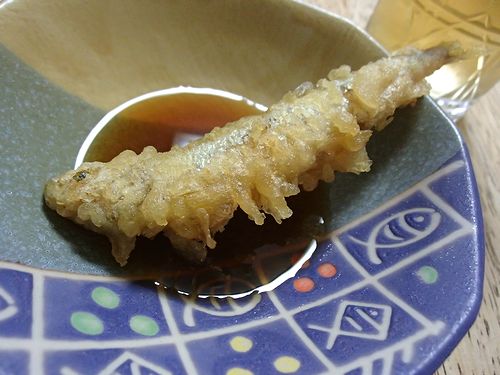 ちかさぎ天ぷらをつまむ 新 日々凡々 歩いて行こう