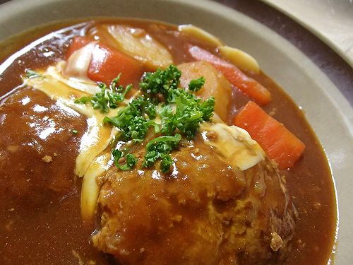 煮込みハンバーグをつまむ 新 日々凡々 歩いて行こう 煮込みハンバーグをつまむ 新 日々凡々 歩いて行こう